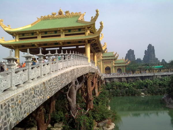 Một góc khu du lịch Đại Nam.
