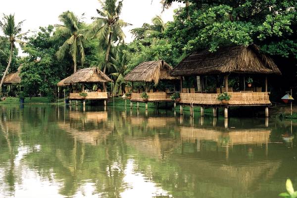 Phong cảnh hữu tình tại khu du lịch Bình Quới.