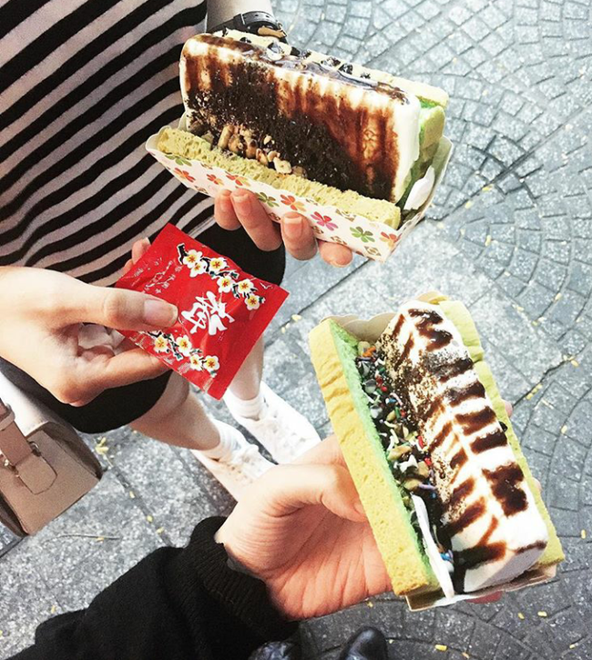 Bánh sandwich kẹp kem Sài Gòn Bánh sandwich kẹp kem Sài Gòn
