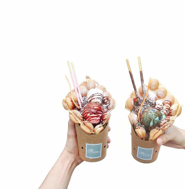 Bánh tổ ong kẹp kem Sài Gòn Bánh tổ ong kẹp kem Sài Gòn