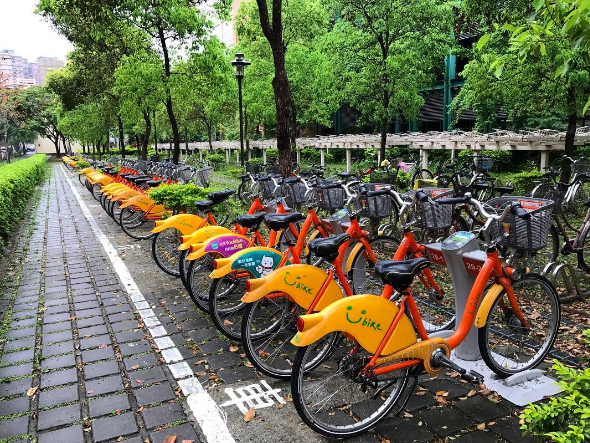 Hình ảnh thực tế xe đạp công cộng