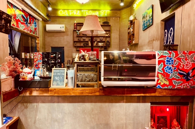 Nội thất quán cà phê Sài Gòn xưa