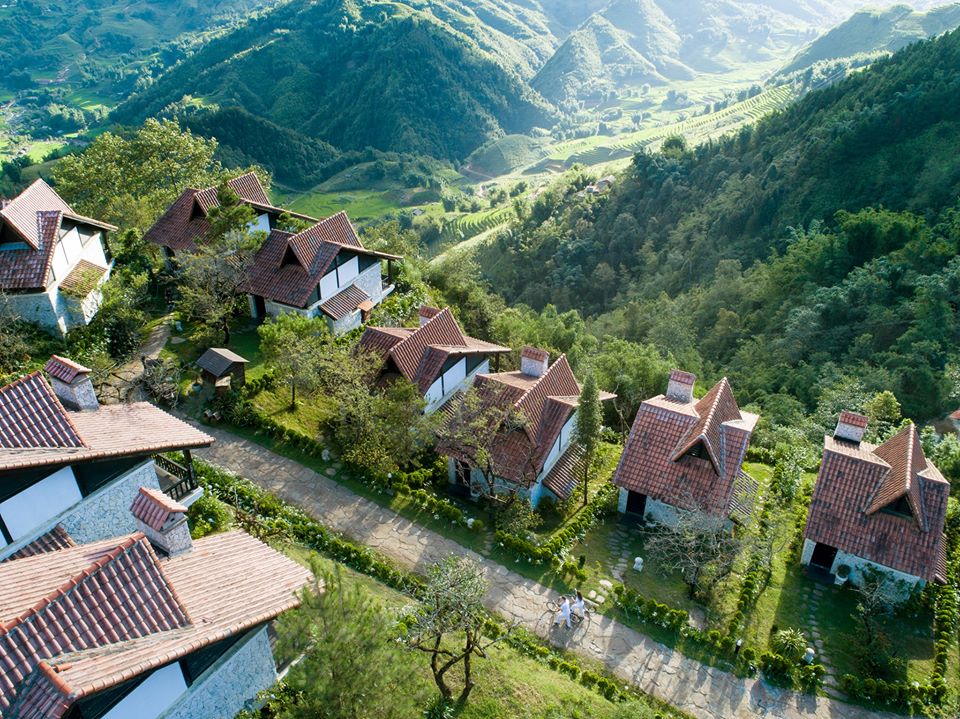 View thung lũng từ Sapa Jade Hill