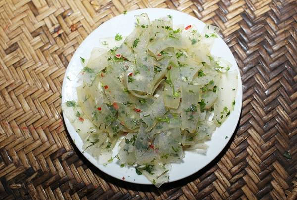 Nộm da trâu món ăn Tây Bắc