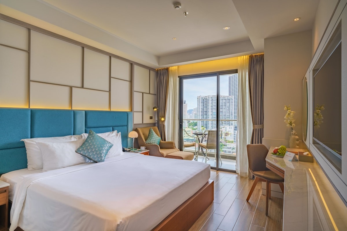 Nội thất phòng nghỉ hiện đại tại Seaesta Nha Trang
