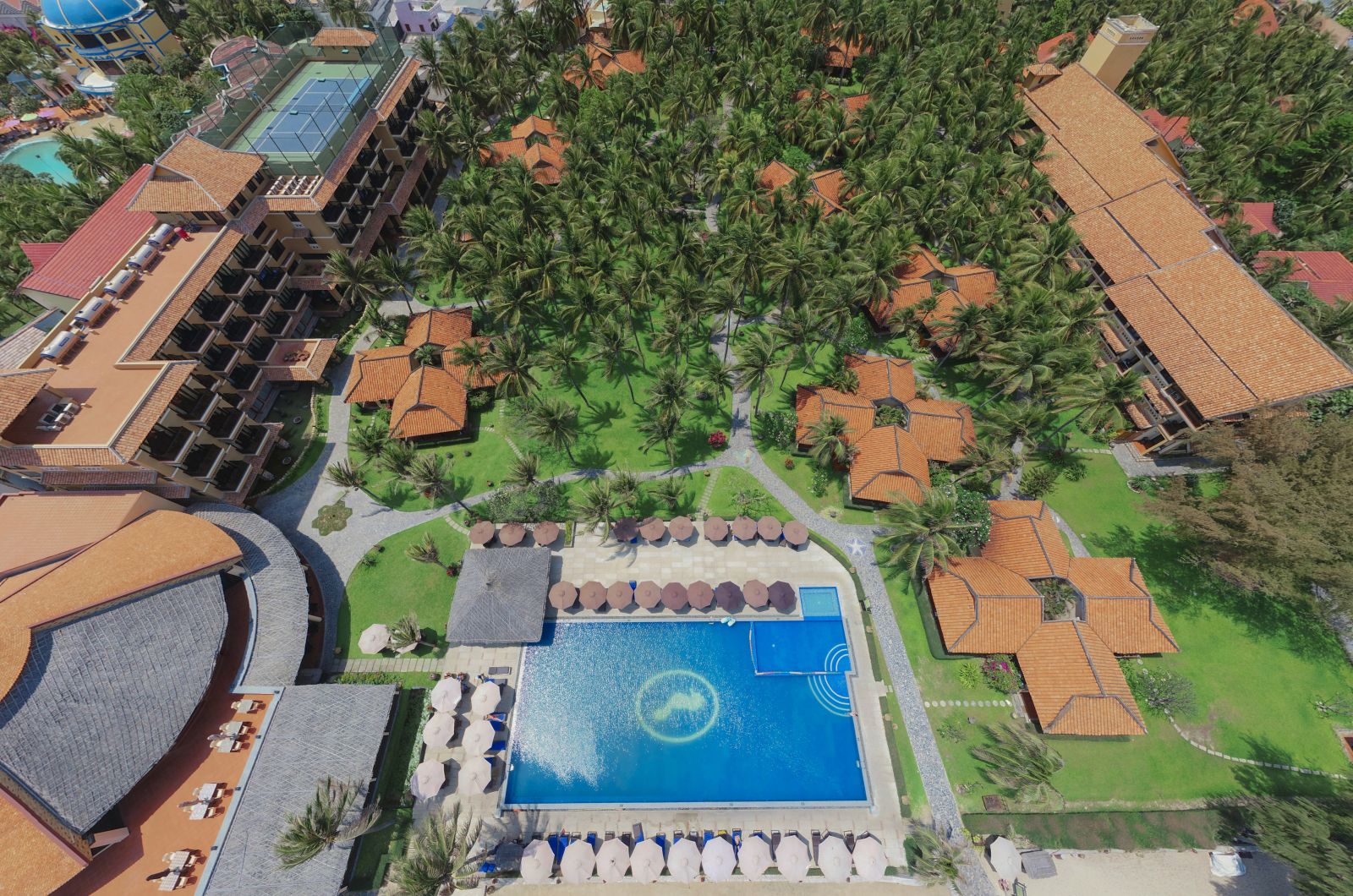 Không gian xanh tại Seahorse Resort Phan Thiết