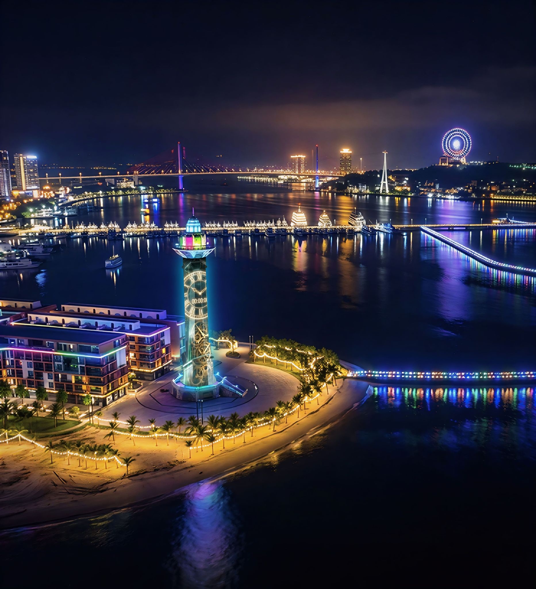 Giải trí đêm tại VUI-Fest Hạ Long