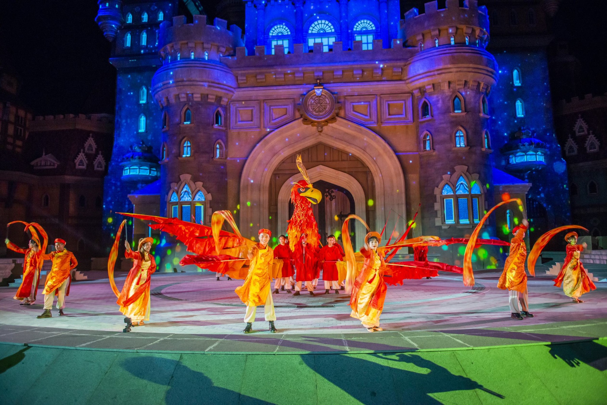 Dàn vũ công trong show diễn Phú Quốc Once Show