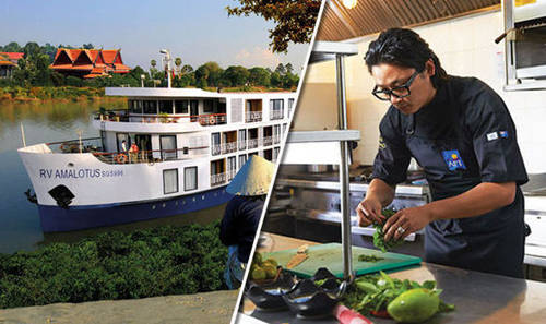 Thực đơn tour du lịch đường sông do đầu bếp Luke Nguyễn thiết kế