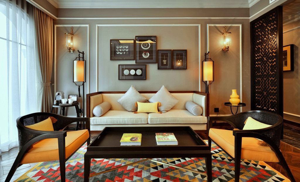 Nội thất phòng nghỉ Silk Path Sapa