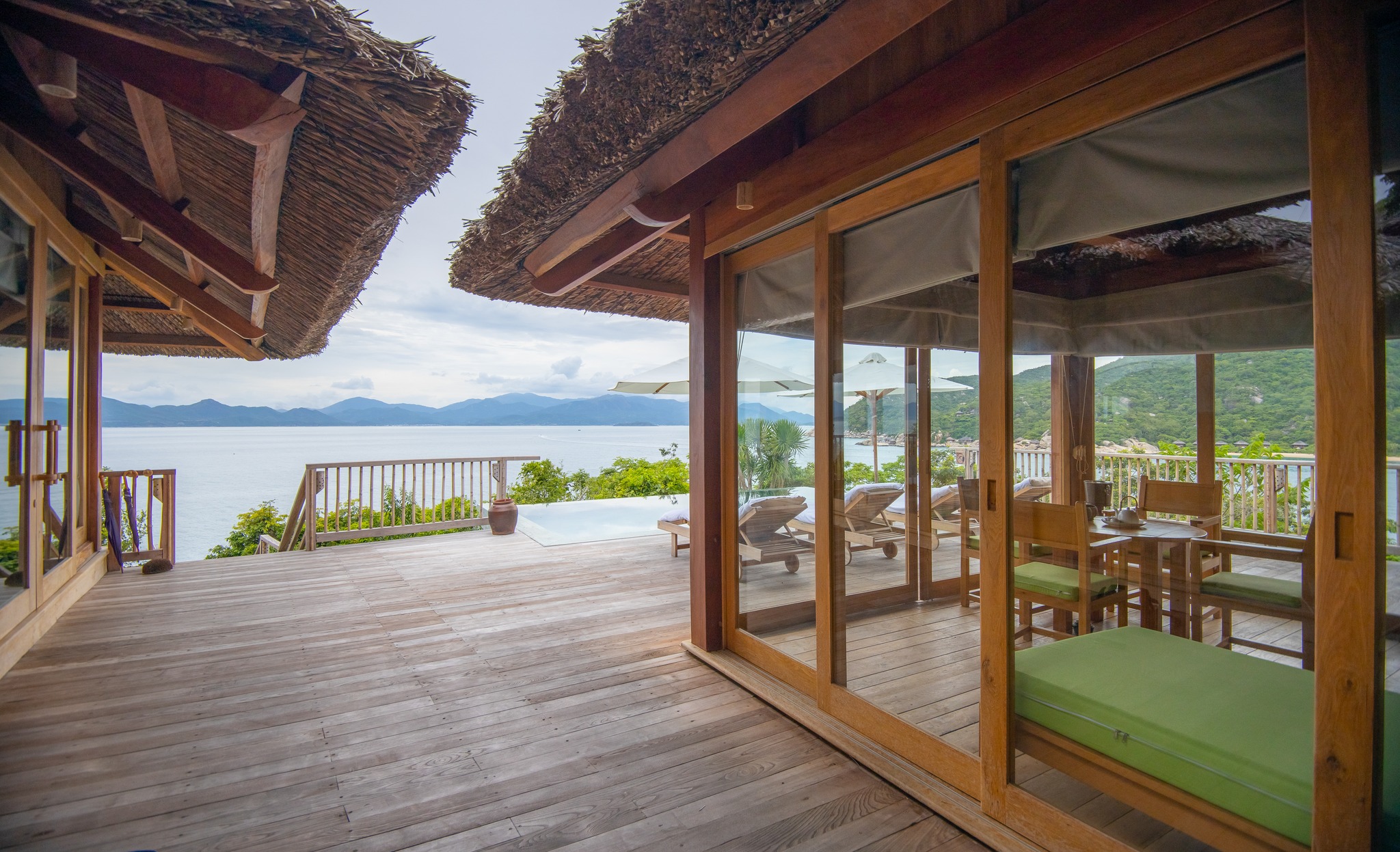 Không gian thiết kế mộc mạc tại Six Senses Ninh Vân Bay