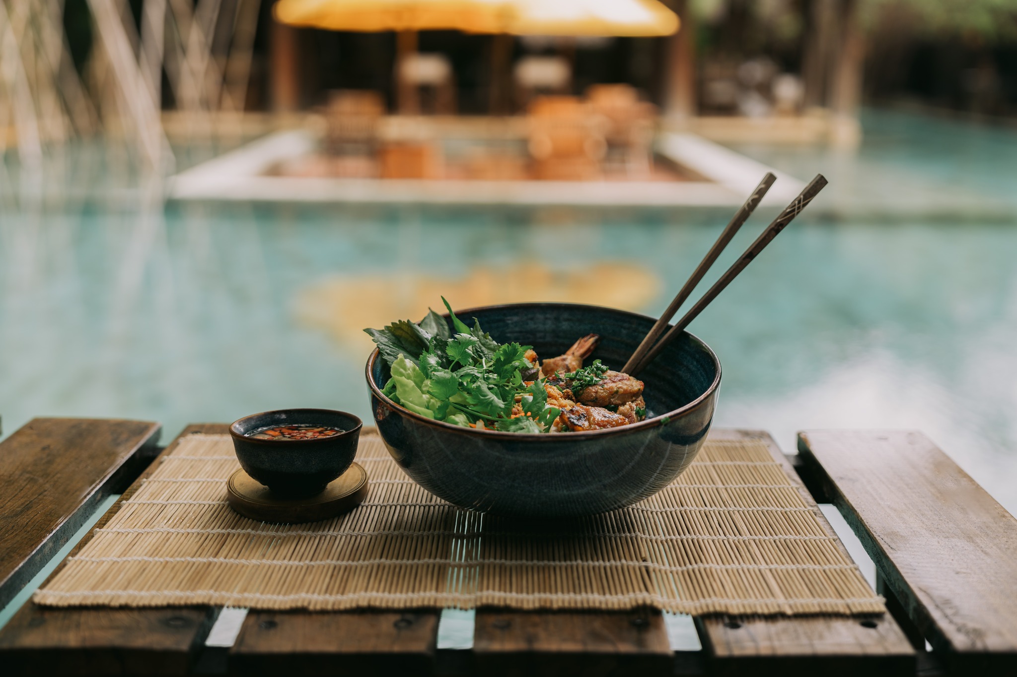 Khu vườn rau hữu cơ tại Six Senses Ninh Vân Bay