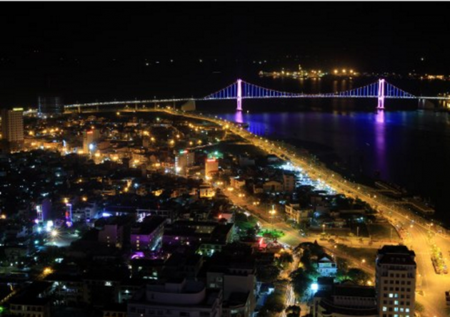 Quán cà phê Đà Nẵng Sky View Lounge view sông Hàn