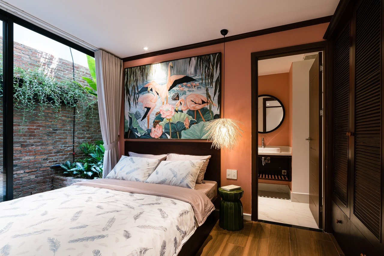 Phòng ngủ homestay Sài Gòn Stay & Chill
