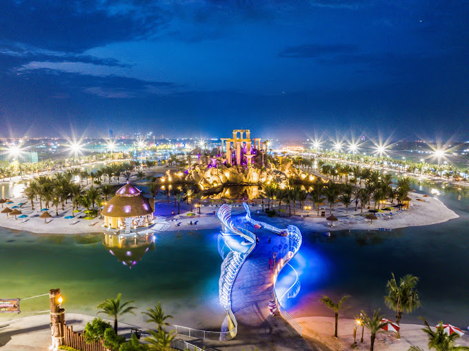 Công viên Royal Wave Park tại Vinhomes Ocean Park 2 gần StaynFun Ocean Park Homestay