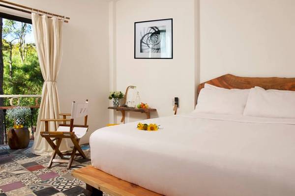 Nội thất tinh tế đến từng chi tiết tại Stop And Go Hotel Đà Lạt.