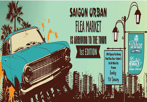 Saigon Urban Flea Market không gian mua sắm mở ở Sài Gòn