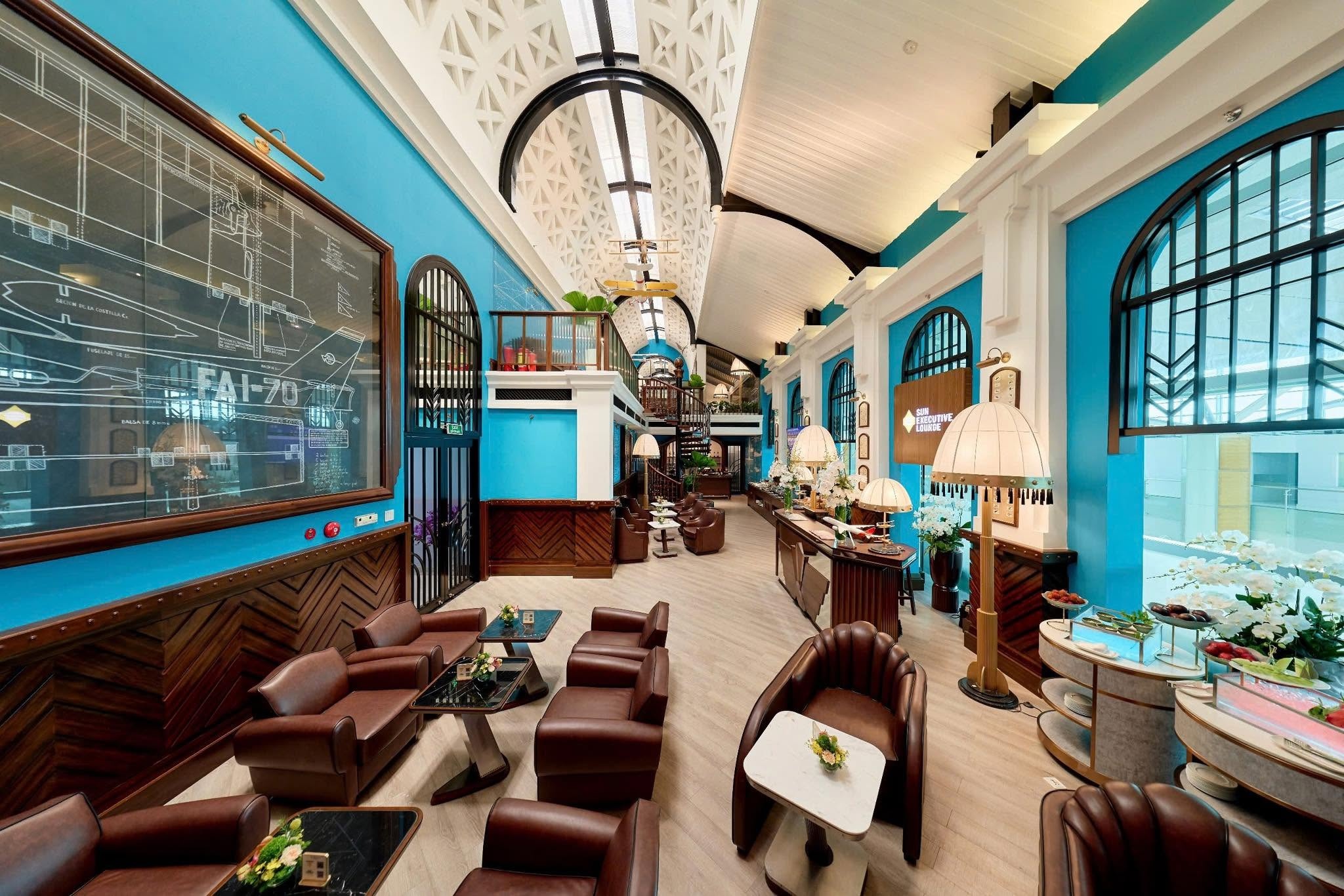 Phòng chờ Sun Executive Lounge sang trọng tại sân bay Phú Quốc