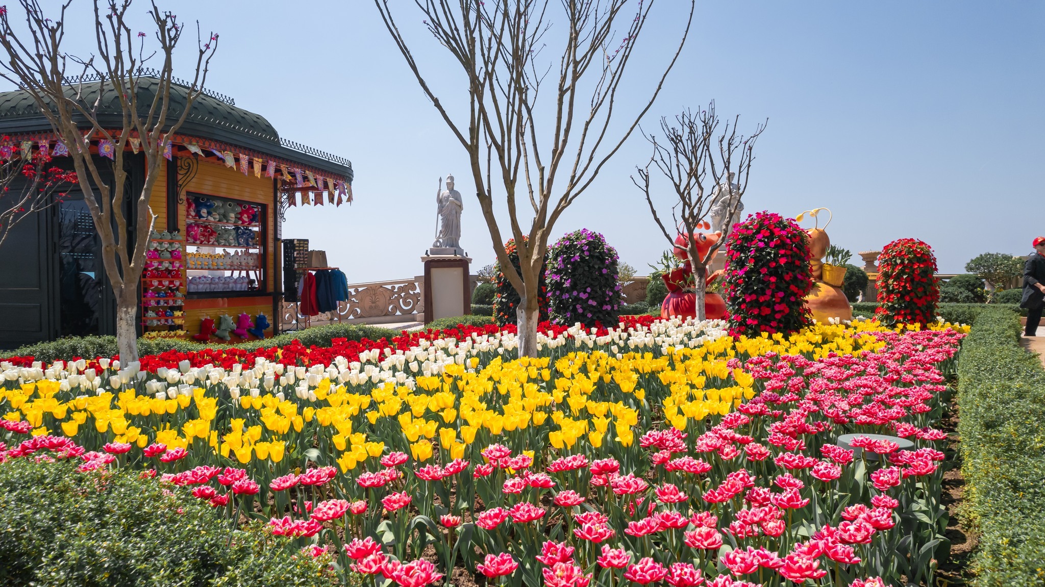 Không gian xuân rực rỡ tại Sun World Bà Nà Hills