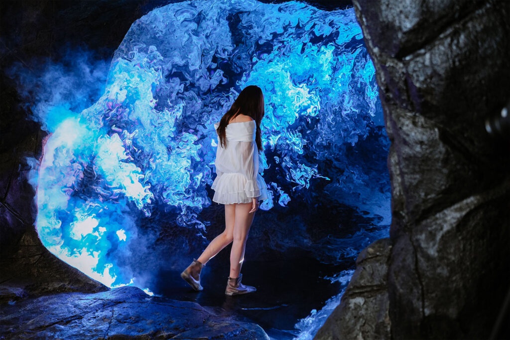 Không gian tương tác ánh sáng Nguồn Cội tại Sun World Bà Nà Hills