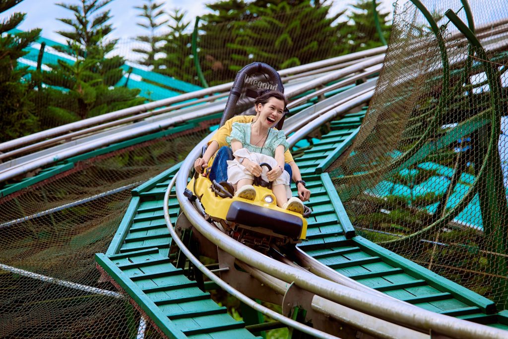 Trò chơi máng trượt cảm giác mạnh tại Sun World Bà Nà Hills