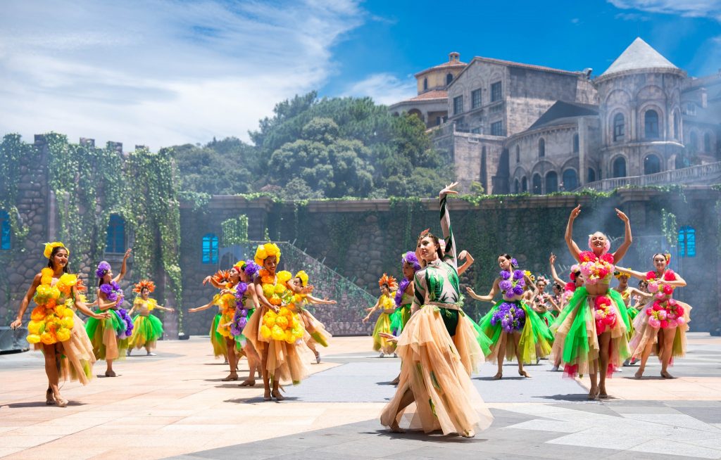 Các show diễn nghệ thuật hoành tráng ngoài trời tại Sun World Bà Nà Hills