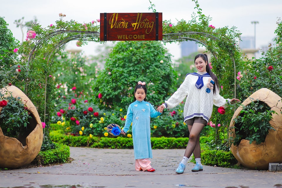 Vườn hồng tại Sun World Hạ Long