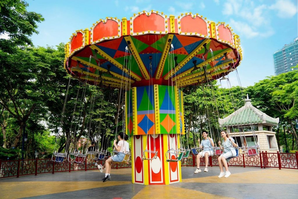 Trò chơi nhẹ nhàng tại Sun World Hạ Long