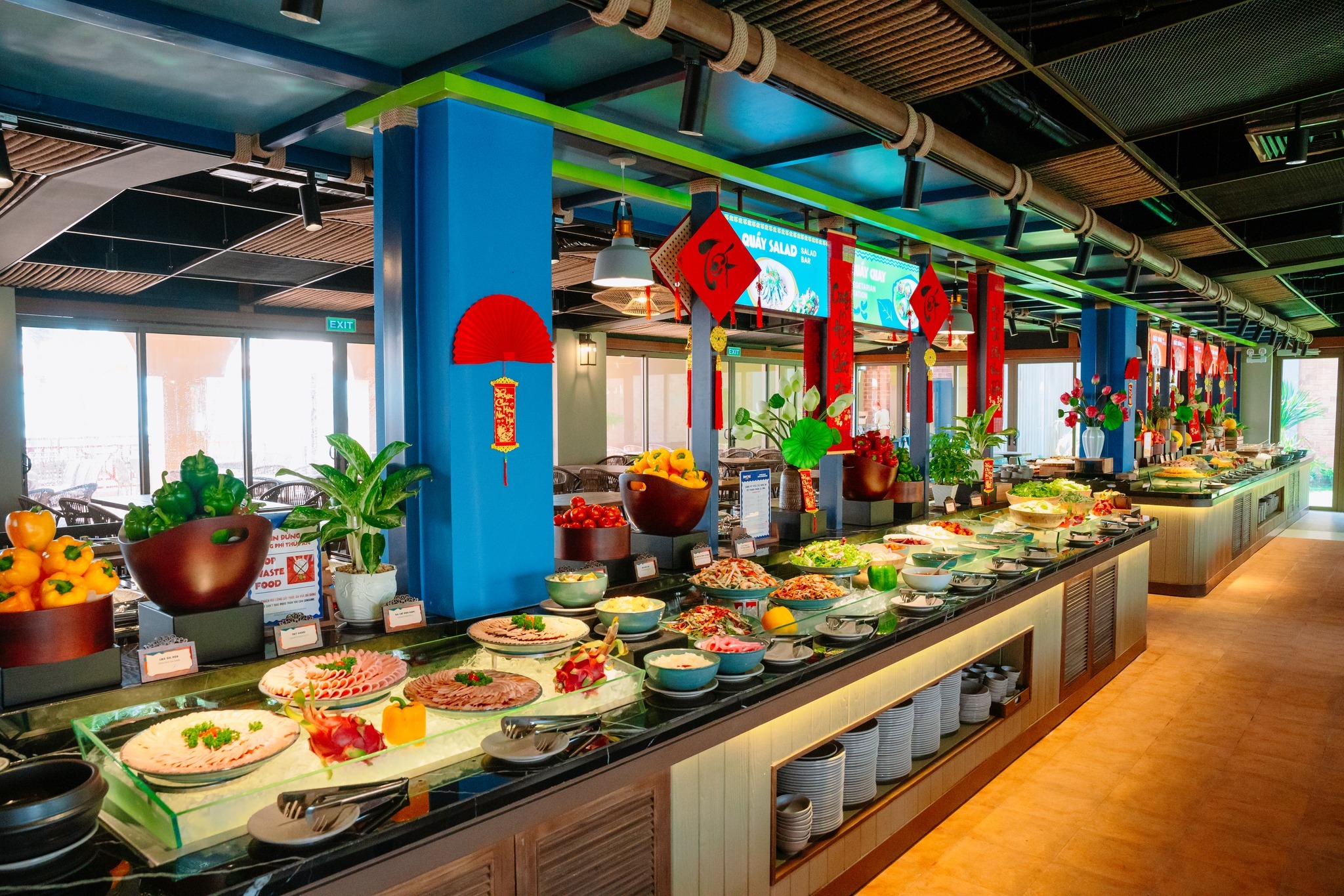 Khu vực ẩm thực tại Sun World Vũng Tàu
