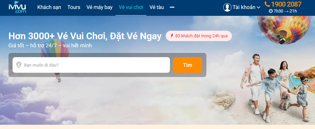 Đặt vé Sun World Vũng Tàu online nhanh chóng