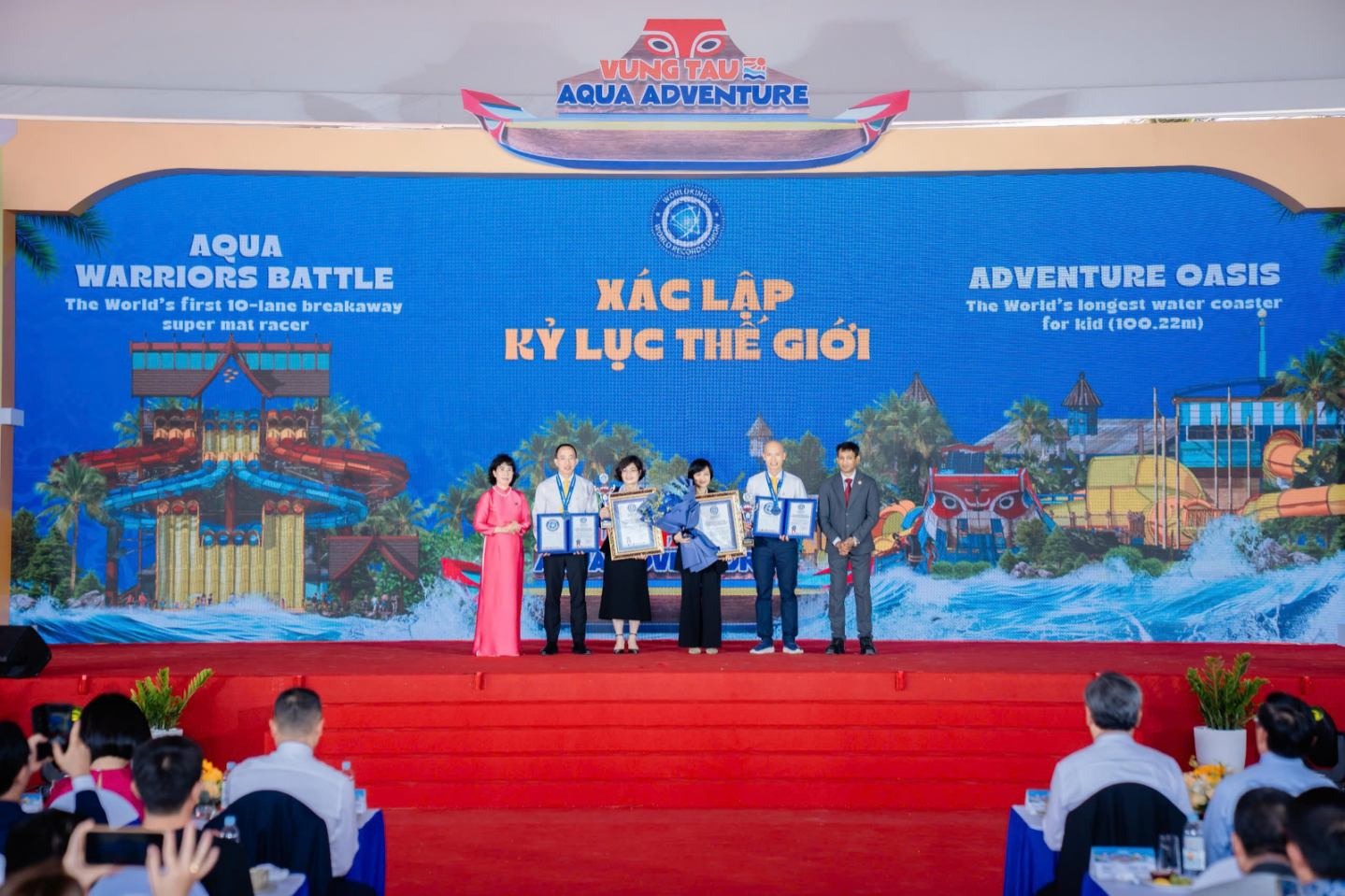 Kỷ lục thế giới tại công viên nước Sun World Vũng Tàu