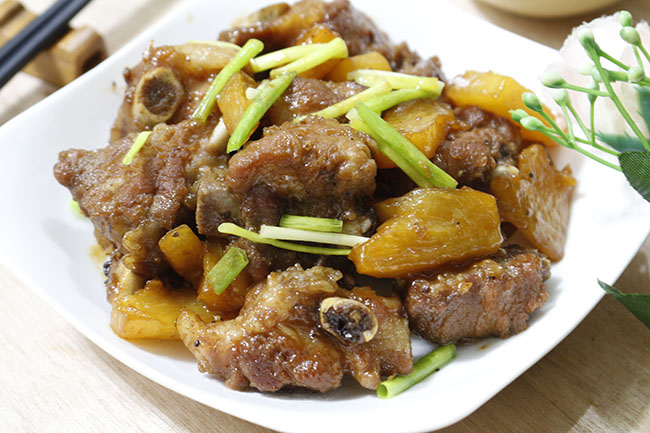 Sườn non kho thơm
