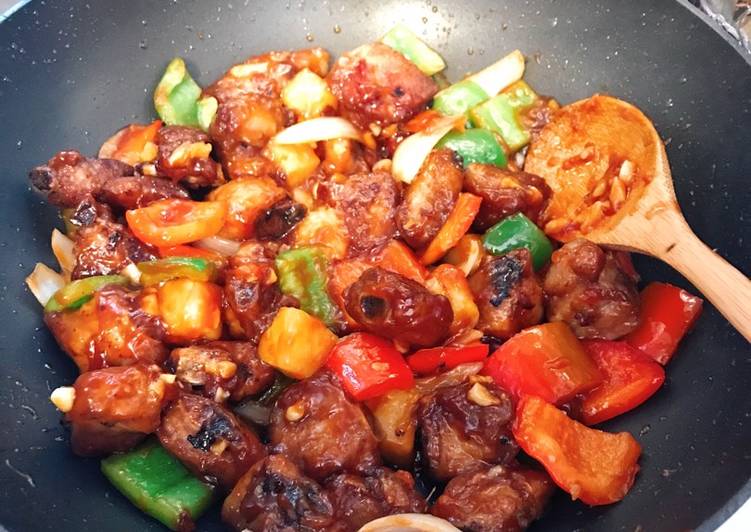 Sườn xào chua ngọt thơm ngon