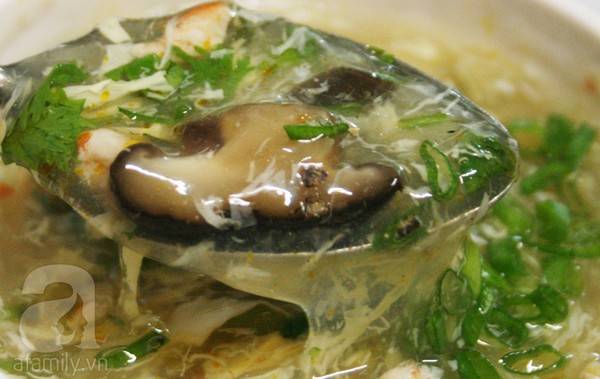Nấm mèo trong súp cua nhà thờ