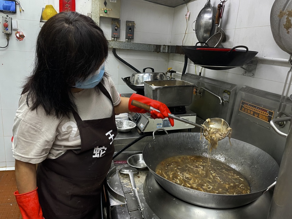 Các nguyên liệu nấu súp rắn Trung Quốc