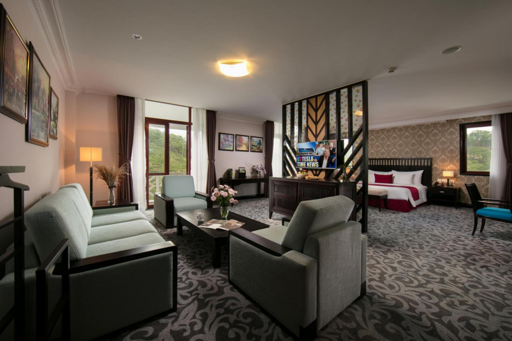 Không gian xanh mát tại Swiss-Belresort Tuyền Lâm Đà Lạt