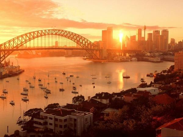 Sydney Úc thành phố cảng hiện đại