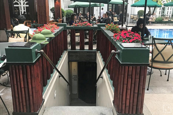 Căn hầm trú bom tại khách sạn Metropole Hà Nội