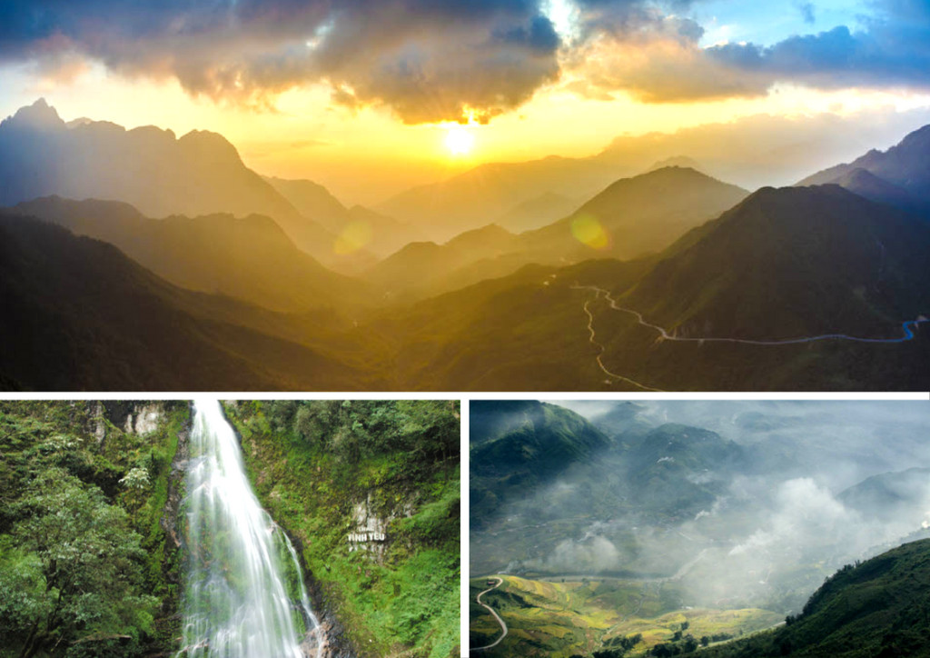 Ngắm hoàng hôn trên Ô Quy Hồ, thăm thác Tình Yêu, Thác Bạc, trekking các bản làng là những trải nghiệm không thể bỏ qua ở Sa Pa. Ảnh: Trần Việt Anh.