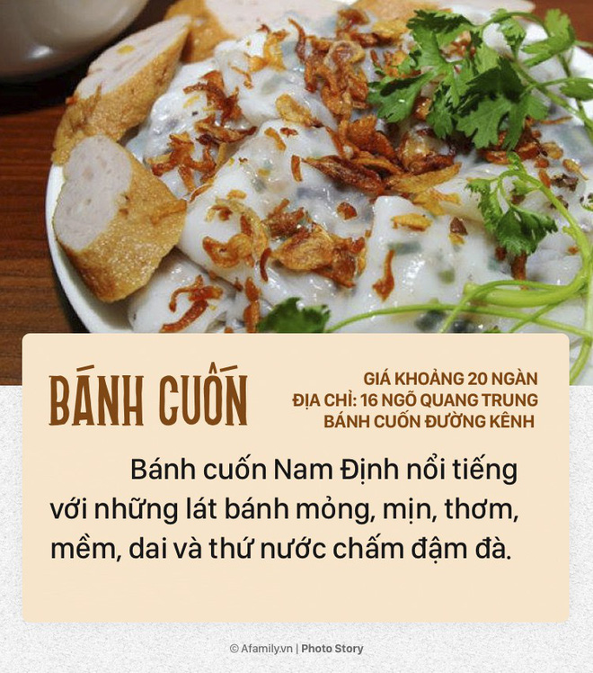 Bánh cuốn đặc sản ẩm thực Nam Định