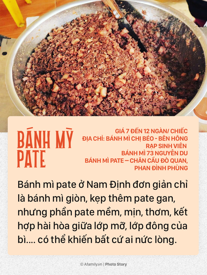 Món ăn chiều ẩm thực Nam Định
