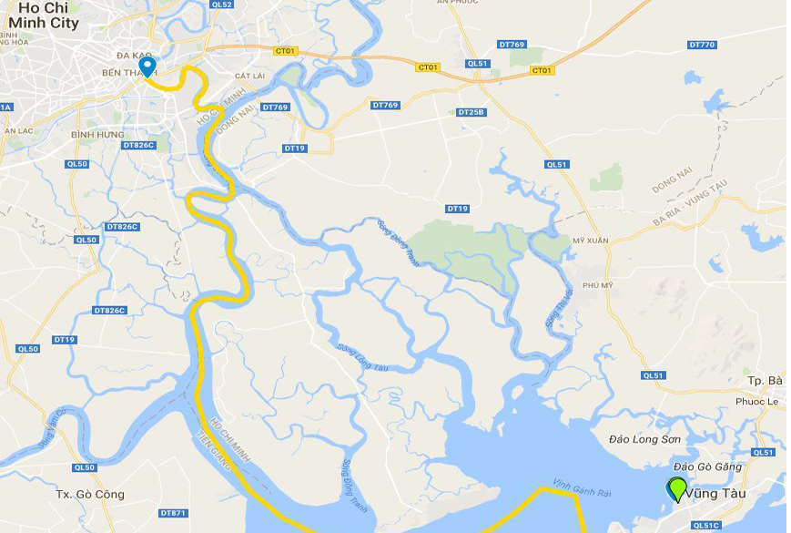 Lịch chạy tàu cao tốc Vũng Tàu