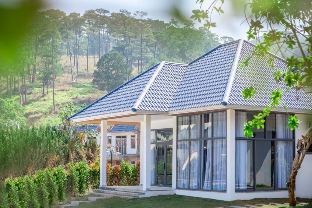 Tea Resort Prenn Đà Lạt view núi non