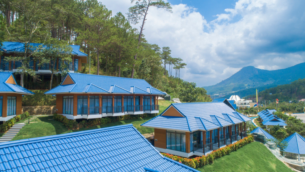 Không gian Tea Resort Prenn Đà Lạt