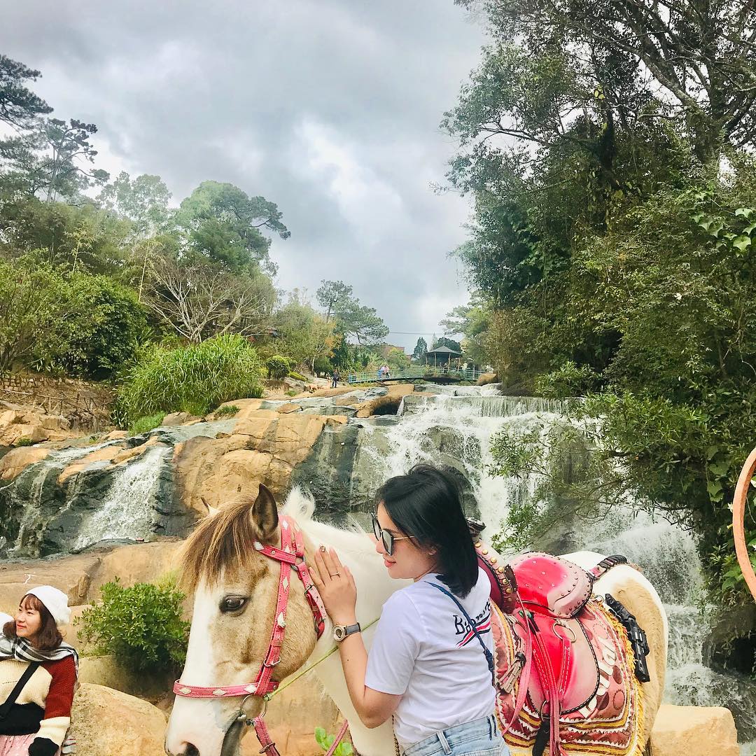 Thác Cam Ly Đà Lạt yên bình
