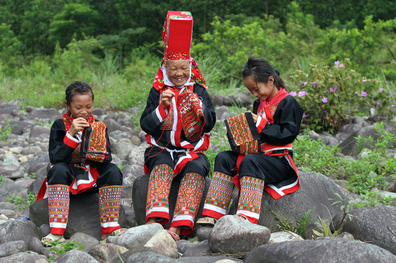 Người Dao ở huyện Hải Hà. Ảnh: Báo Quảng Ninh.