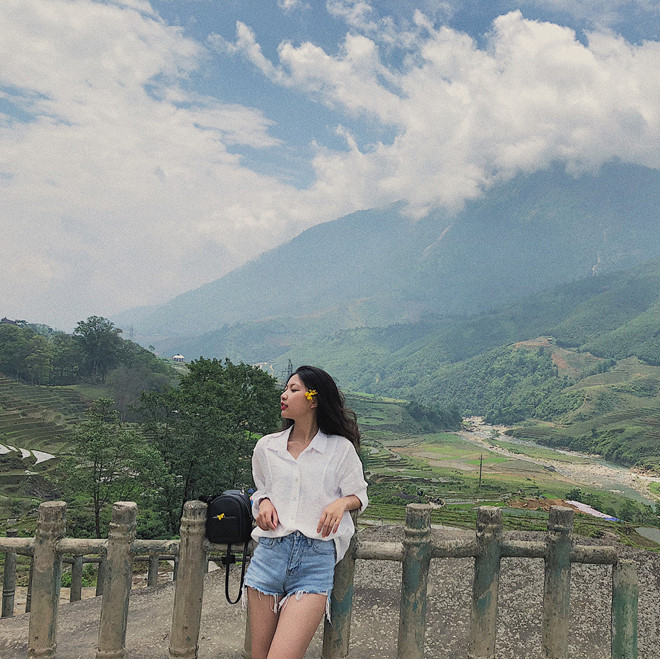 Bản Cát Cát Sapa chụp ảnh check-in trang phục dân tộc