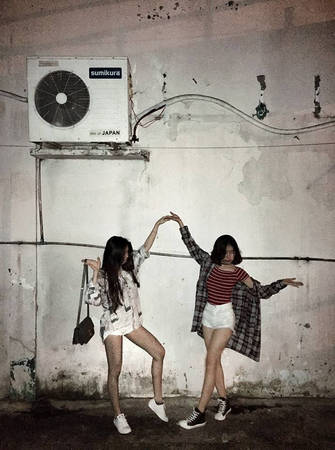 Còn gì vui hơn khi đi chơi cùng bạn thân.