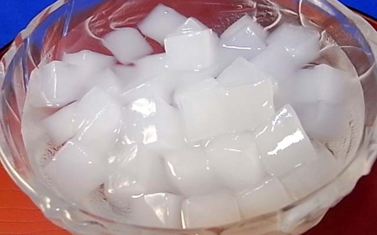 Thạch dừa món ăn vặt miền Tây