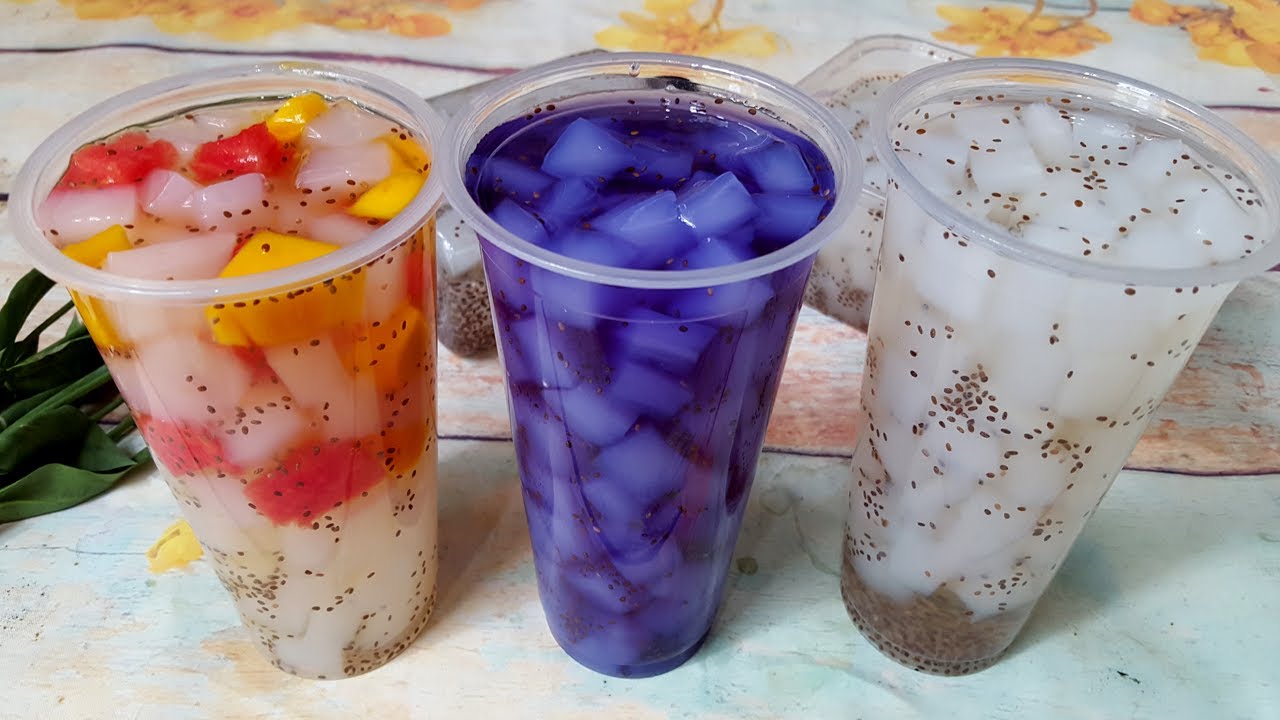 Thạch dừa món ăn vặt miền Tây Thạch dừa món ăn vặt miền Tây